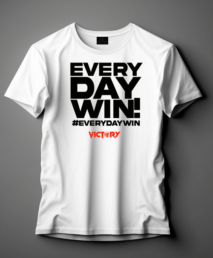 Every Day Win T-Shirt - White